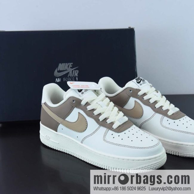 NK Air Force 1 Air Force One low-top sports and leisure shoes, beige mocha brown item number: DT0226-303