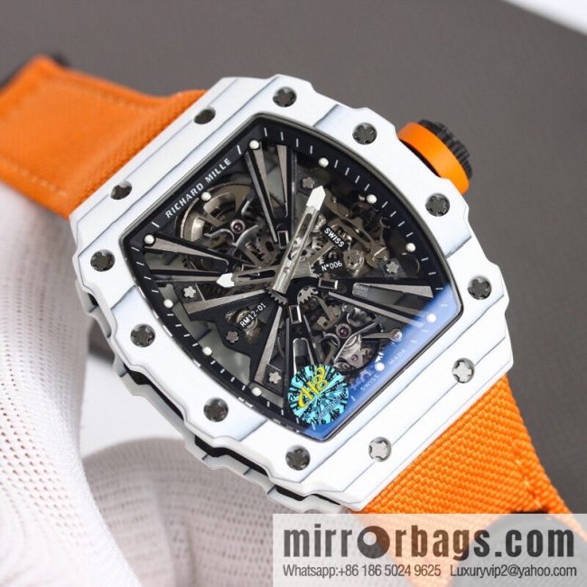 [Richard Miller] RM12-01 NTPT Tourbillon Extraordinary Sport Hollow Streamline Watch - Image 5