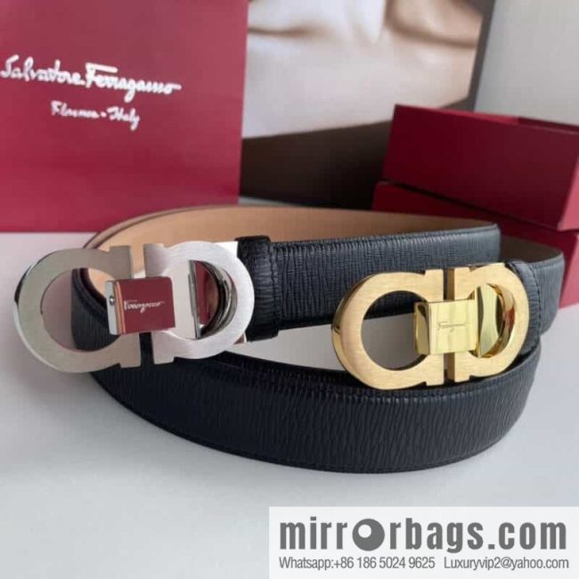 Salvatore Ferragamo (Italy) Men\'s Belt 3.5cm