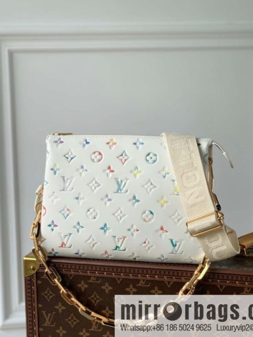 M21209 white printed Coussin small handbag