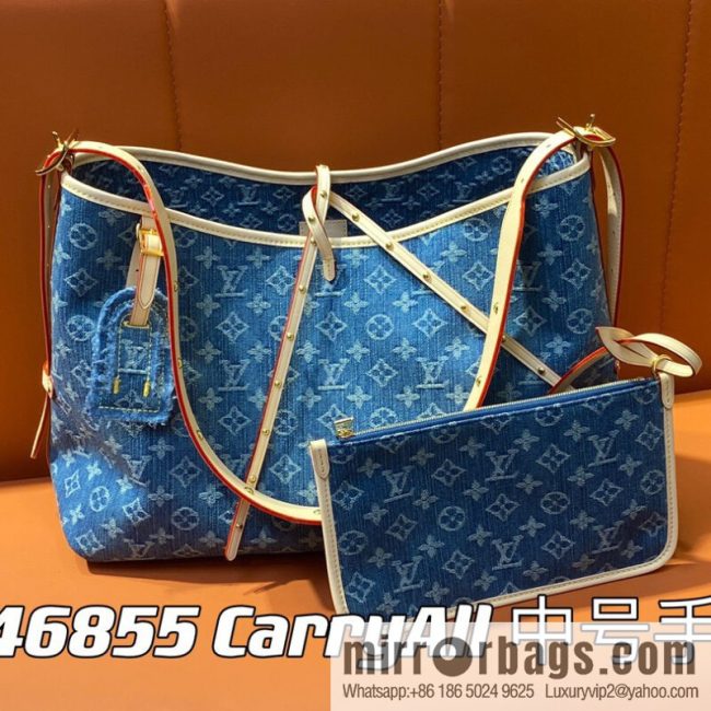 CARRYALL MM Handbag M46855 Blue (Denim) CarryAll Medium Handbag