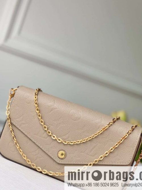 M64065 apricot M82610 POCHETTE FÉLICIE chain bag