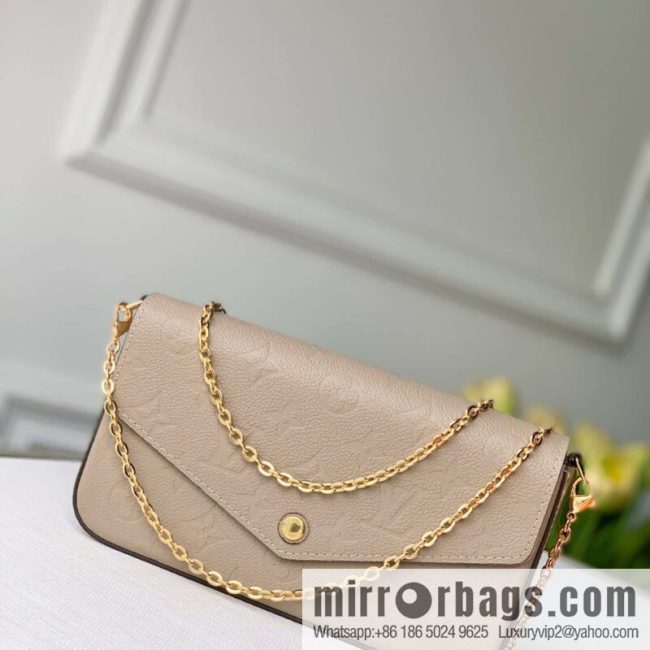 M64065 apricot M82610 POCHETTE FÉLICIE chain bag