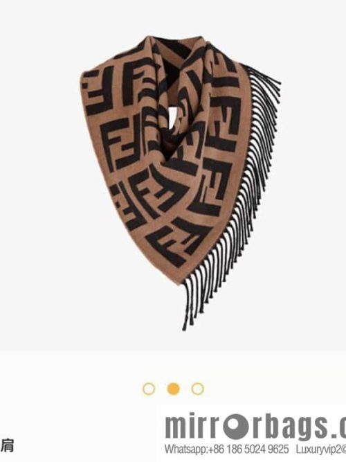 FENDI 2020 new triangular double-sided presbyopia shawl FXT261A8RVF0QE1