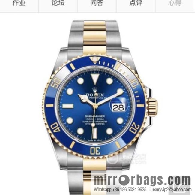 Rolex Submariner series is loaded with Swiss original ETA-2836 movement classic watch diameter 41mm - Image 3