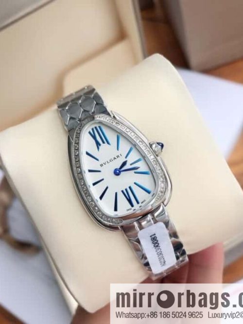 Bvlgari ladies watch, the latest diamond-encrusted Serpenti seduttori snake shadow watch
