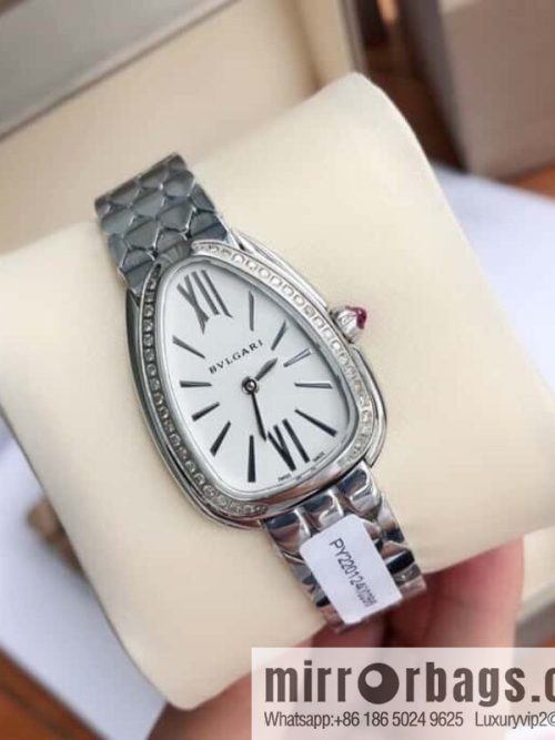 Bvlgari ladies watch, the latest diamond-encrusted Serpenti seduttori snake shadow watch