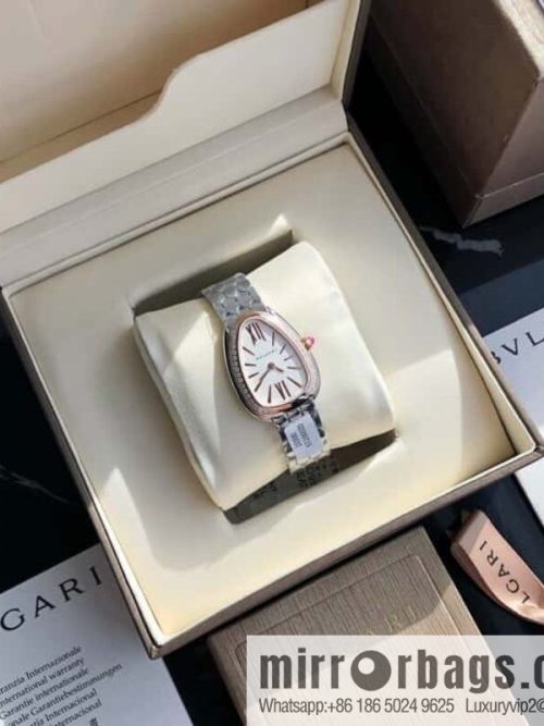 Bvlgari ladies watch, the latest diamond-encrusted Serpenti seduttori snake shadow watch