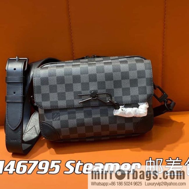 [Original order boutique] M46795 Haige, men\'s bag messenger bag series Steamer messenger bag