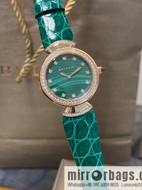 The DIVAS\'DREAM women\'s quartz watch launched by Bulgari, a famous Italian luxury jewelry brand