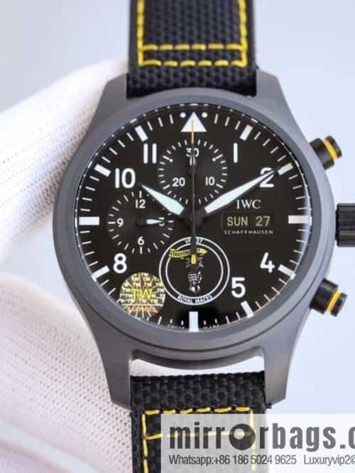 Ceramic case TW fully upgraded IWC\'s latest ceramic watch, IWC Pilot Chronograph