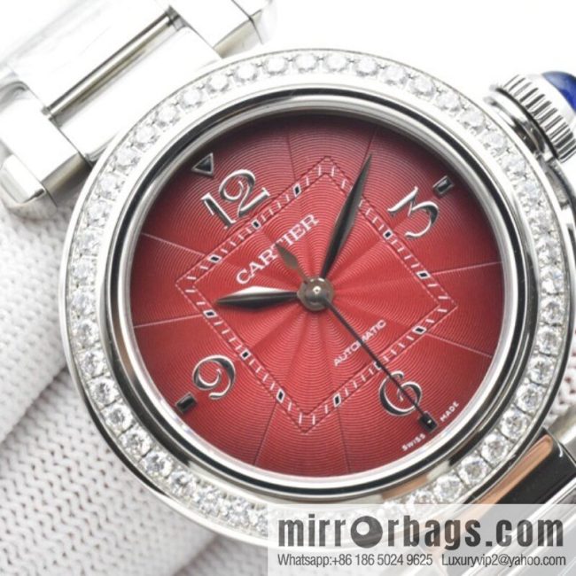 O produced the latest Cartier Pasha series Cartier 1847MC movement watch in 2020 - Image 4