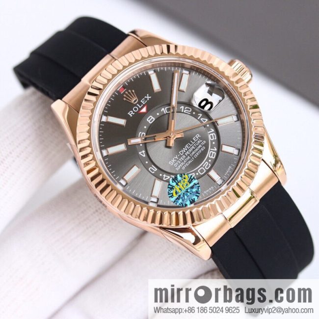 H8 Rolex Sky-Dweller Skywalker Rolex Ring Command Triangle Pit Pattern - Image 6