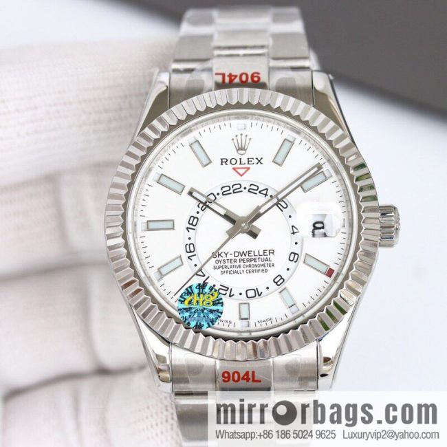 H8 Rolex Sky-Dweller Skywalker Rolex Ring Command Triangle Pit Pattern - Image 5