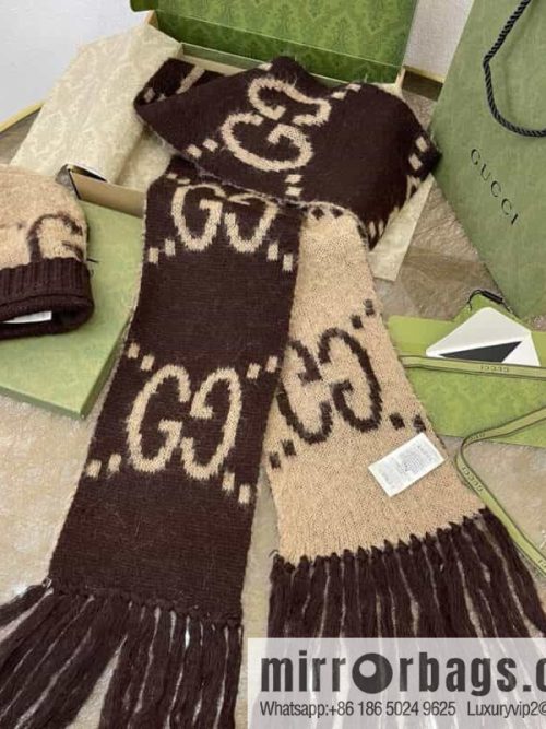 (Set) GUCCI Gucci Mohair wool towel 638680
