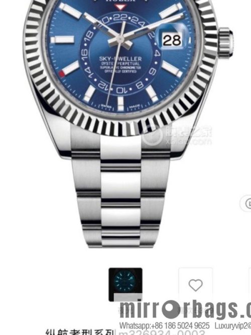 H8 Rolex Sky-Dweller Skywalker Rolex Ring Command Triangle Pit Pattern