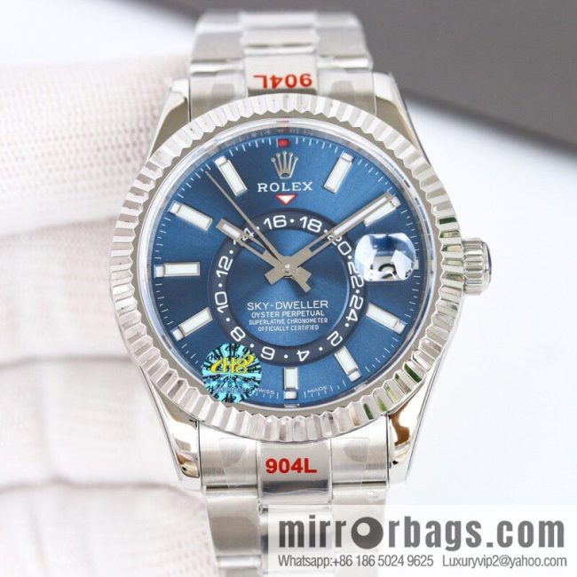 H8 Rolex Sky-Dweller Skywalker Rolex Ring Command Triangle Pit Pattern - Image 4