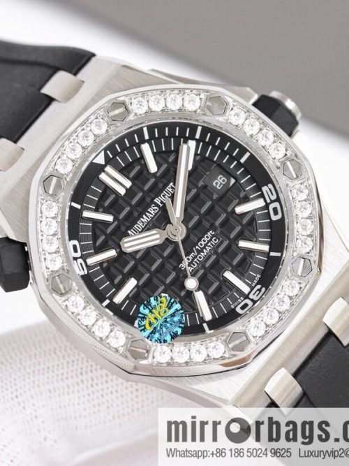 Audemars Piguet, Royal Oak 15710 👺 imported 3120 mechanical movement with mozzarella diamond ring