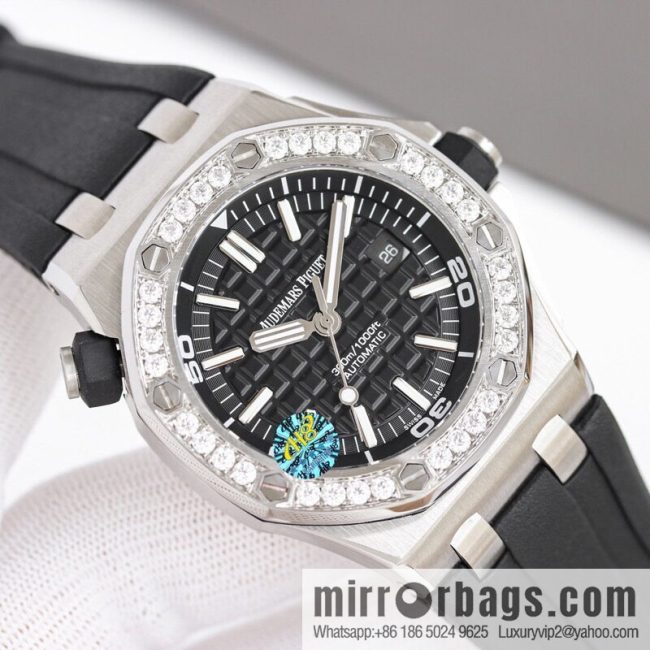 Audemars Piguet, Royal Oak 15710 👺 imported 3120 mechanical movement with mozzarella diamond ring