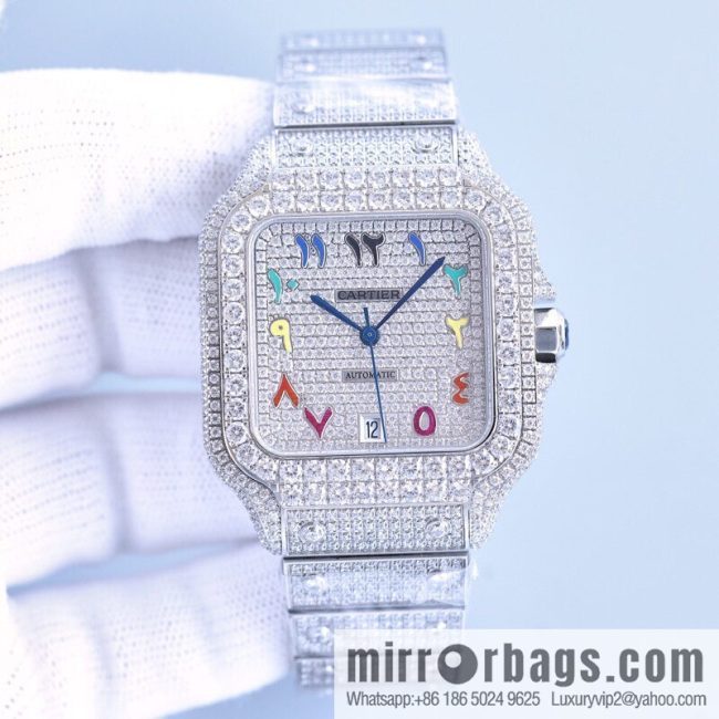 The new Cartier Santos Gypsy features a stable 8215 movement watch - Image 3