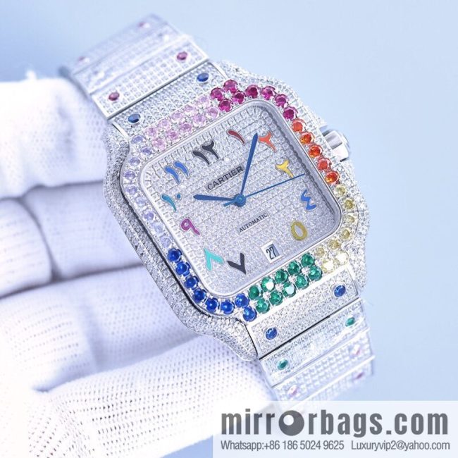 The new Cartier Santos Gypsy features a stable 8215 movement watch - Image 3