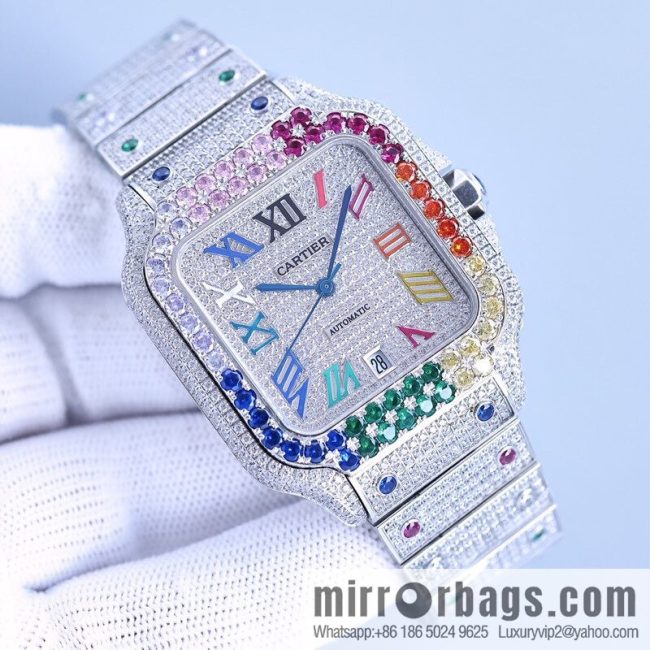 The new Cartier Santos Gypsy features a stable 8215 movement watch