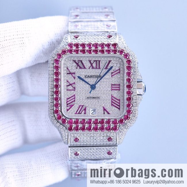 The new Cartier Santos Gypsy features a stable 8215 movement watch