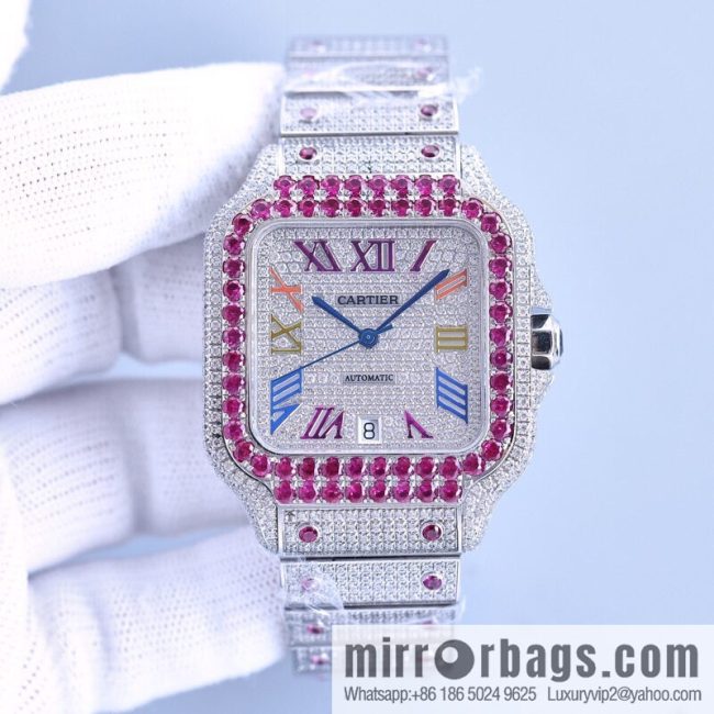 The new Cartier Santos Gypsy features a stable 8215 movement watch - Image 3