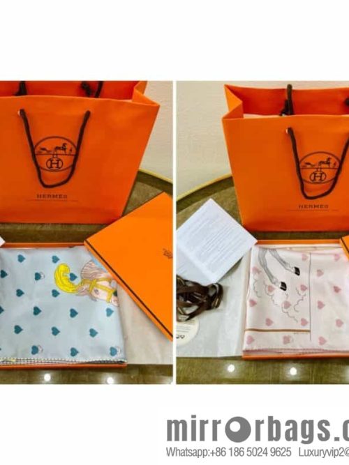 Hermes \"Hermes Afternoon Tea Time Chapter\" silk scarf