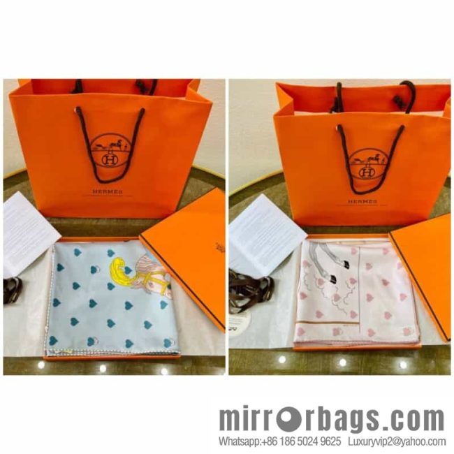 Hermes \"Hermes Afternoon Tea Time Chapter\" silk scarf