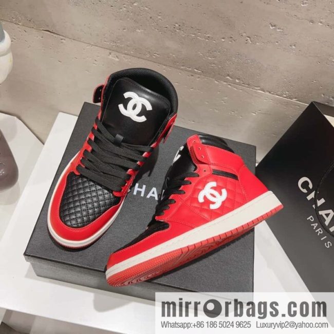 🐰🐰(Top version) 2023 autumn new Chanel AJ joint Internet celebrity Wang fried model [joint high-top casual shoes] Chanel and Nike only one joint cooperation model