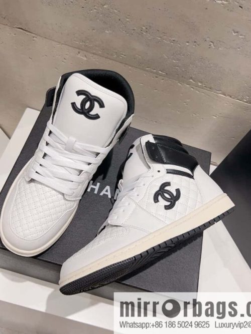 🐰🐰(Top version) 2023 autumn new Chanel AJ joint Internet celebrity Wang fried model [joint high-top casual shoes] Chanel and Nike only one joint cooperation model