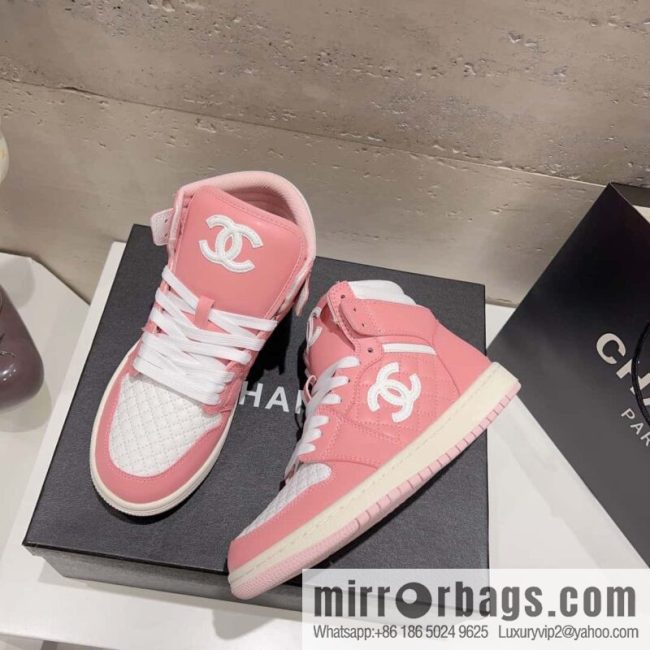🐰🐰(Top version) 2023 autumn new Chanel AJ joint Internet celebrity Wang fried model [joint high-top casual shoes] Chanel and Nike only one joint cooperation model