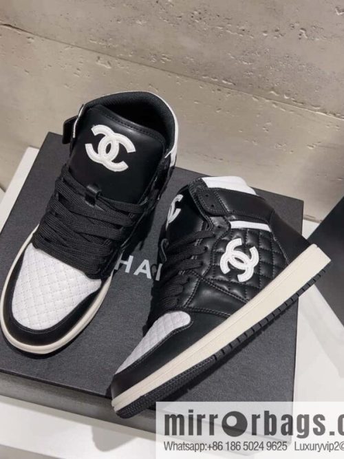 🐰🐰(Top version) 2023 autumn new Chanel AJ joint Internet celebrity Wang fried model [joint high-top casual shoes] Chanel and Nike only one joint cooperation model