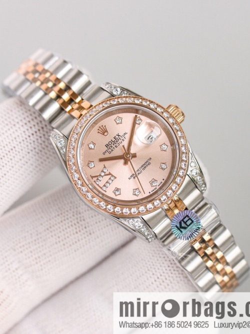 The latest Rolex women\'s 28mm log watch