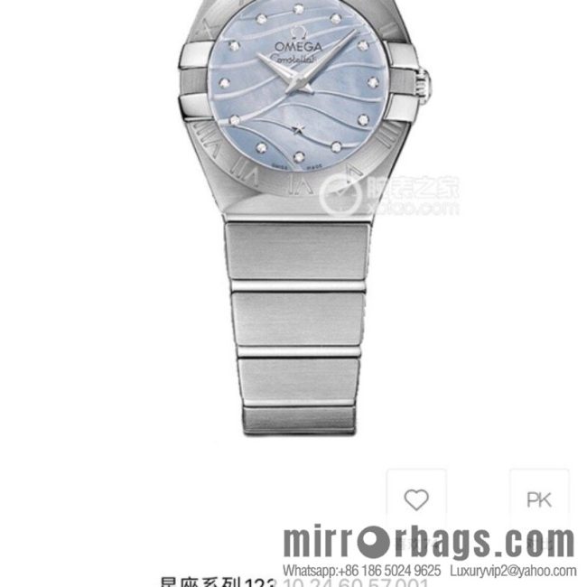 TW Factory Omega Women\'s Constellation Series 27mm Quartz Watch