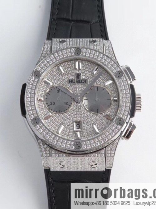 HB Hublot HUBLE 🎮 Classic 7750 three-hand travel time watch
