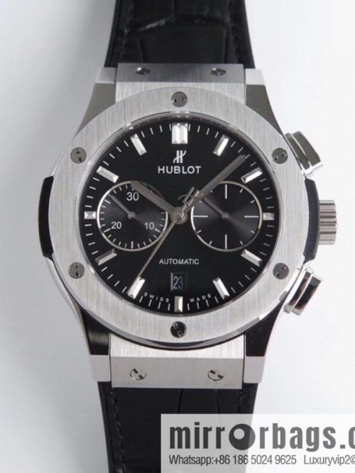 HB Hublot HUBLE 🎮 Classic 7750 three-hand travel time watch