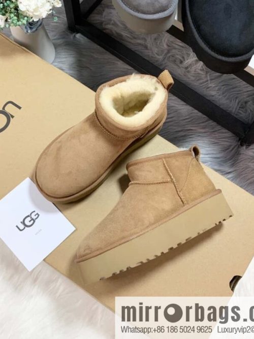 🐰🐰UGG thick bottom mini low top 🐾~ snow boots