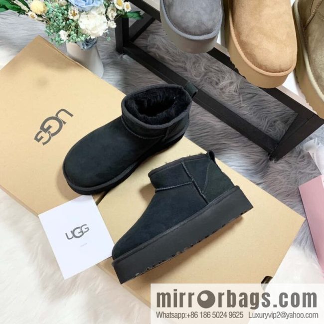 🐰🐰UGG thick bottom mini low top 🐾~ snow boots