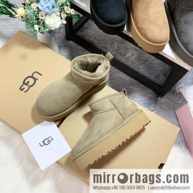 🐰🐰UGG thick bottom mini low top 🐾~ snow boots