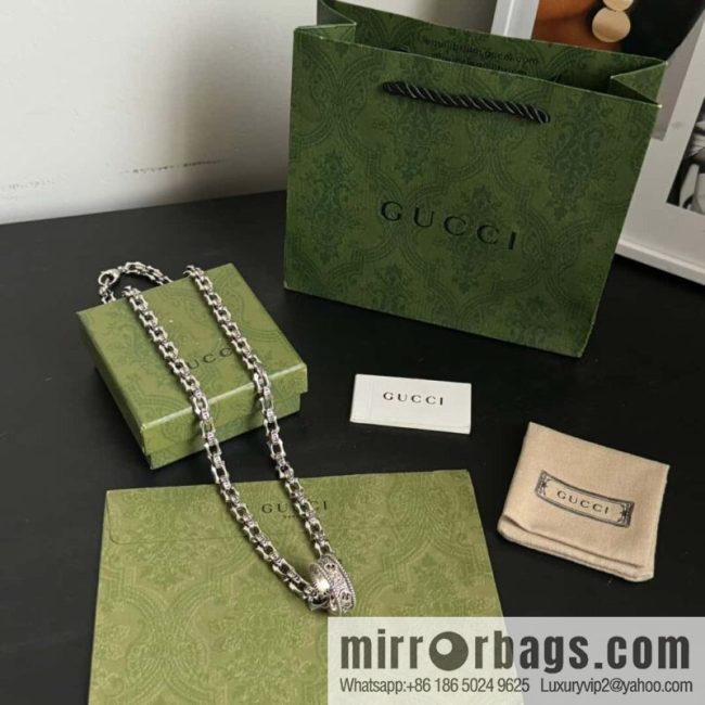 ☀New Gucci Gucci Double G Daisy Ring Necklace ☀