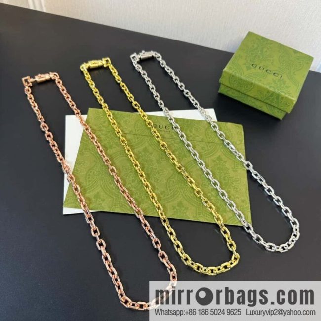 Gucci genuine packaging ☀ new Gucci Gucci chain ⛓️ necklace ☀
