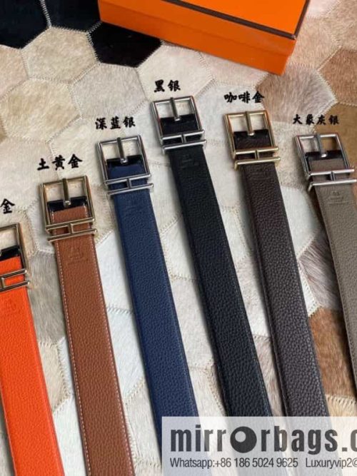 Hermes Nathan 32 PVD Double Sided Belt Belt
