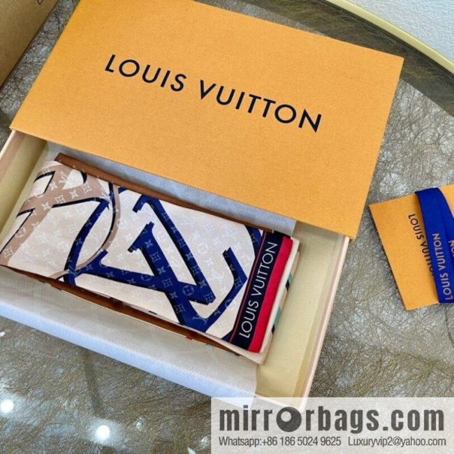 LV Louis Vuitton Planet silk headband M77319