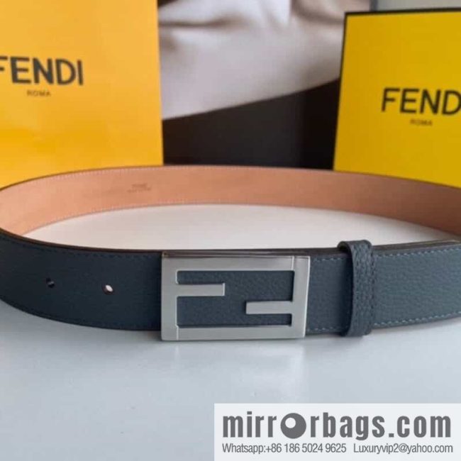 Fendi, Italian craft 3.5cmFF belt - Image 6