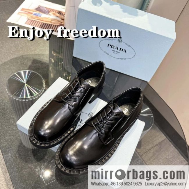 🐰🐰PRADA Prada Spring/Summer 2022 Upgraded Triangle Loafers