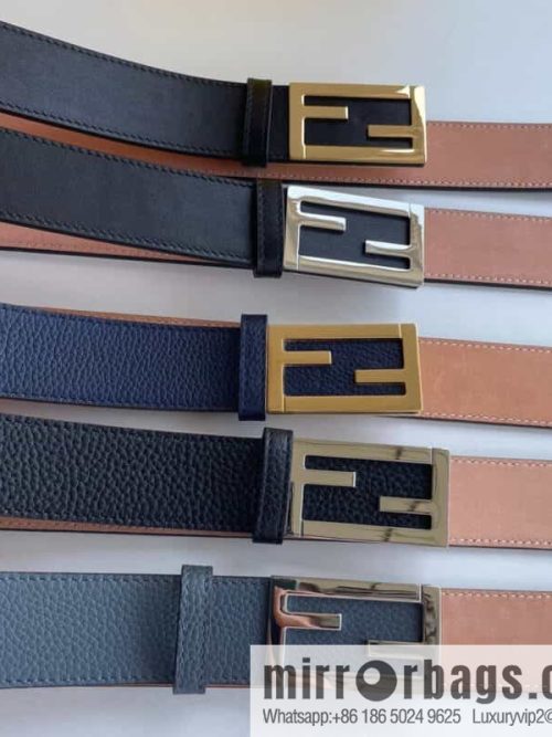 Fendi, Italian craft 3.5cmFF belt
