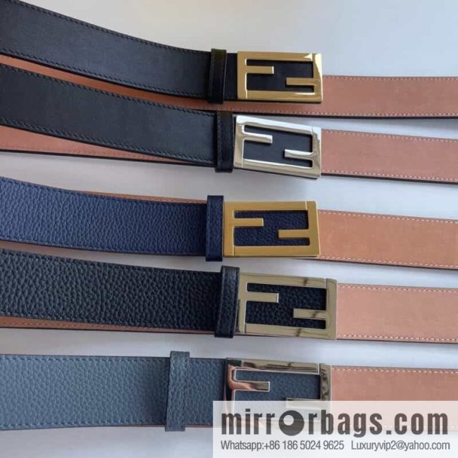 Fendi, Italian craft 3.5cmFF belt