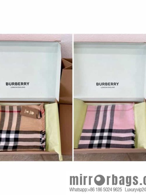 Burberry Burberry Thin Silk Hair Classic Long Towel